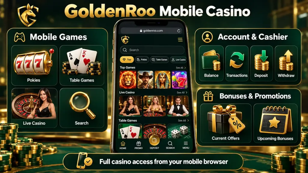 GoldenRoo Mobile Casino