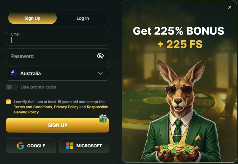 Goldenroo sign up
